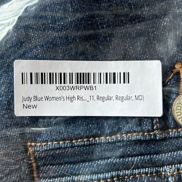 Judy Blue Women's High Rise Tummy Control Classic Crop Wide Leg Jeans NWT 11/30 - Picture 6 of 8